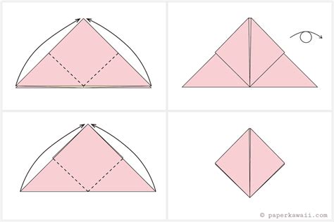 How To Make An Origami Tulip Flower & Stem