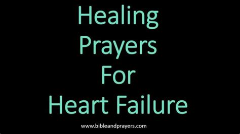 Healing Prayers For Heart Failure-Bibleandprayers.com