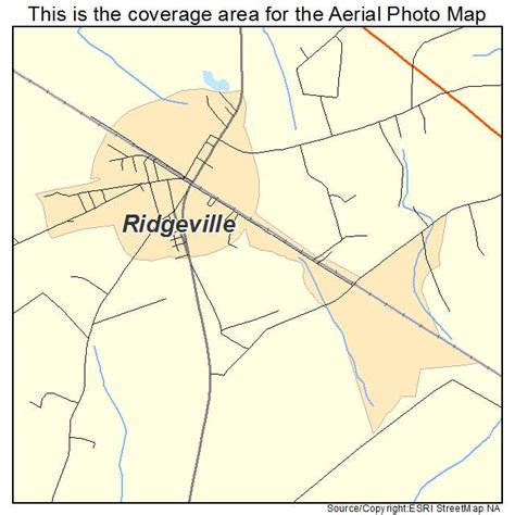 Aerial Photography Map of Ridgeville, SC South Carolina