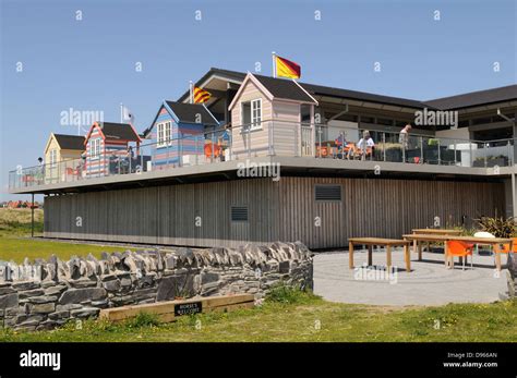 The Oyster Catcher Restaurant and Bar Rhosneigr Anglesey Wales Cymru UK GB Stock Photo - Alamy