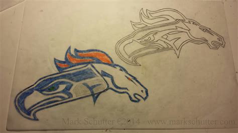 Seahawks Drawing at PaintingValley.com | Explore collection of Seahawks ...