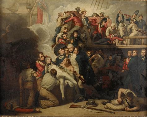 The death of Nelson at the Battle of Trafalgar, 21 October 1805 | Royal Museums Greenwich