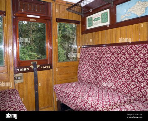 Interior of a steam train carriage hi-res stock photography and images - Alamy