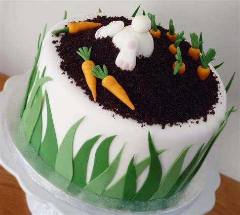 Delicious Bunny Carrot Cake for Easter