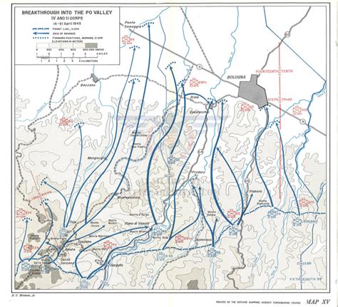 Po Valley, Italy 1945 Battle Map – Battle Archives