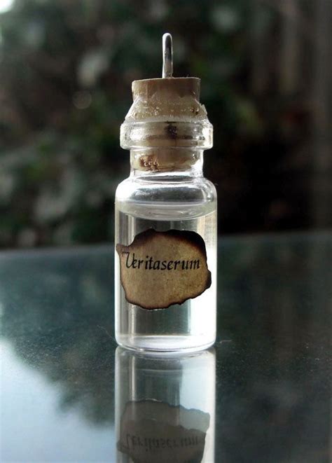 Vial of Veritaserum (Truth Potion) - Wizard Potions Ingredient and Ball Chain. $13.00, via Etsy ...