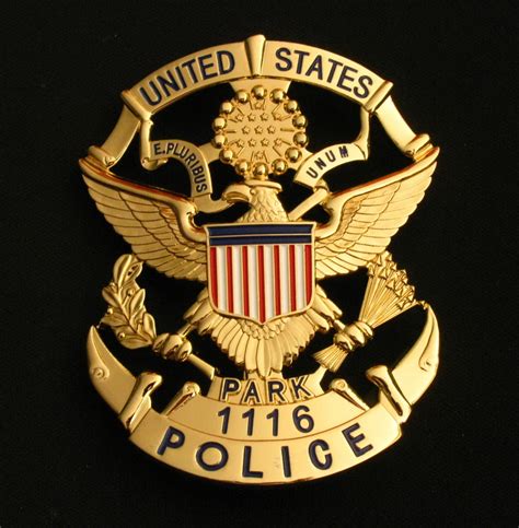 USPP United States Park Police Badge Solid Copper Replica Movie Props ...