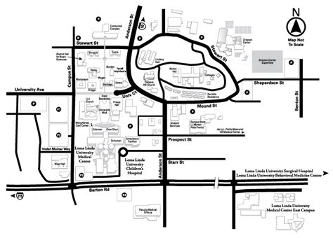 Loma Linda University Campus Map