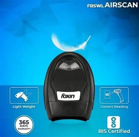 Wireless Barcode Scanner-Foxin, Scan Speed/Motion Tolerance: 300 Scans Per Second, Linear Laser ...