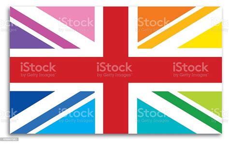 Great Britain Flag Map Stock Illustration - Download Image Now - UK ...