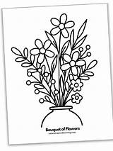 Coloring Pictures Of Flowers Printable sketch template