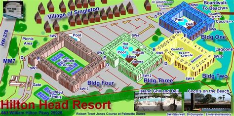 Hilton Head Beach And Tennis Resort Map - Maping Resources