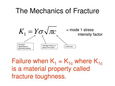 PPT - Lab 6B -Fracture Toughness and Fracture Toughness-limited Design PowerPoint Presentation ...