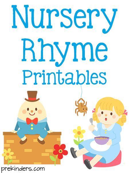 5 Best Images Of Preschool Nursery Rhyme Printables Nursery Rhyme - Riset