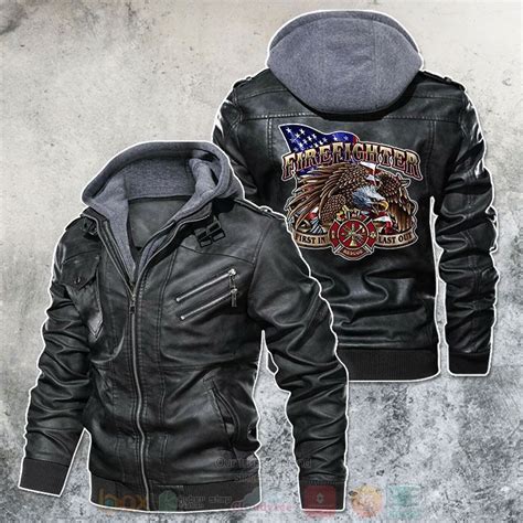 HOT United States Firefighter Inspired Leather Jackets - Boxbox ...