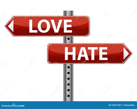 Dilemma Love and Hate Sign Illustration Design Stock Vector - Illustration of dilemma, choice ...