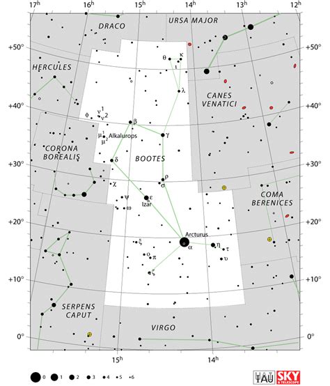 Boötes Constellation: Facts, Myth, Star Map, Major Stars, Deep Sky Objects | Constellation Guide