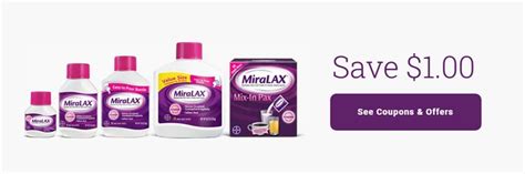 Miralax Coupon $7 2021: $5.00 Code | $8 Promo Code