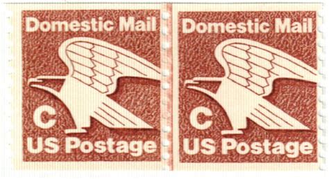 1947 - 1981 20c C-rate Eagle, coil - Mystic Stamp Company