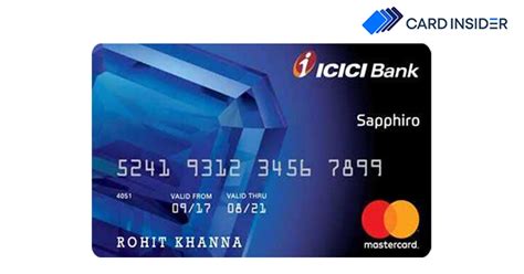 ICICI Bank Sapphiro Credit Card - Apply Online