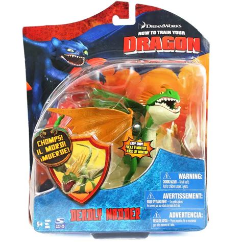 How to Train Your Dragon Movie GREEN DEADLY NADDER Action Figure Toy ...