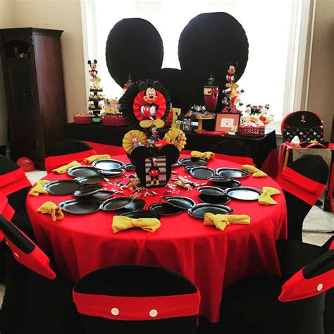 Mickey Mouse / Minnie Mouse Birthday Party Ideas | Photo 3 of 11 ...