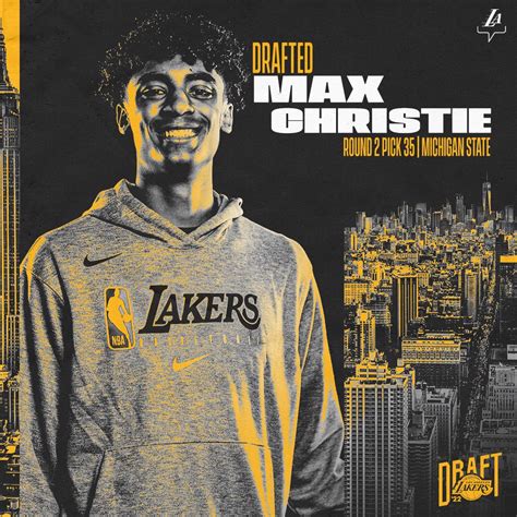 [Lakers] OFFICIAL: Welcome to the Purple & Gold, @Max12Christie 💜💛 : r ...