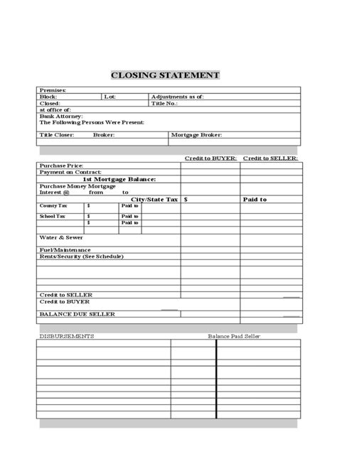 Statement Template - 102 Free Templates in PDF, Word, Excel Download