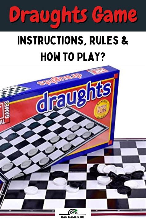 Draughts Game | Instructions, Rules & How to Play? - Bar Games 101 ...