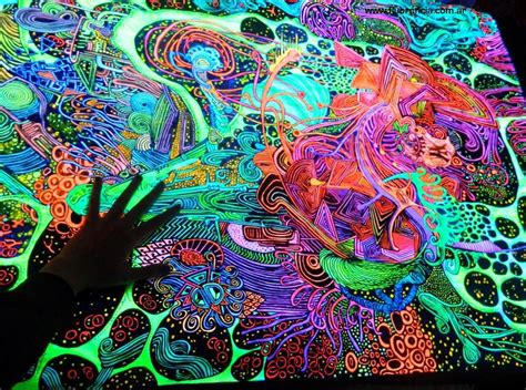 Psychedelic UV Drawing by fluorencia on DeviantArt