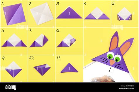 Origami ideas: Steps On How To Make A Origami Rabbit