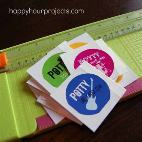 Potty Training Reward Stickers - Happy Hour Projects