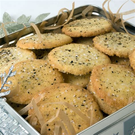 Cornmeal, Black Pepper & Rosemary Butter Cookies