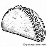 Taco Coloring Pages  Free & Printable sketch template