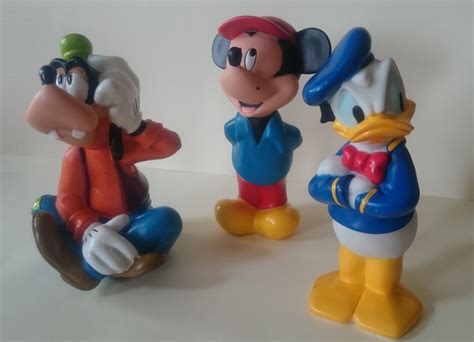 Large Mickey Donald goofy Goofy DISNEY figurines | Etsy