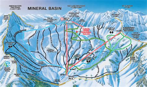 Snowbird Ski Trail Maps | Ski City