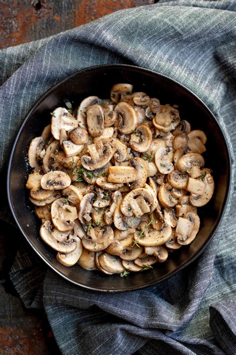 Easy Sauteed Mushrooms Recipe