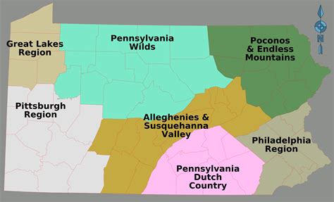 File:Pennsylvania regions map.png - Wikitravel Shared