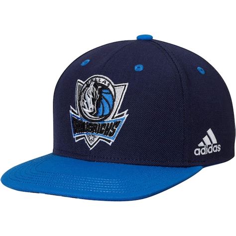 Youth Dallas Mavericks adidas Navy/Blue On Court Snapback Hat - NBA Store