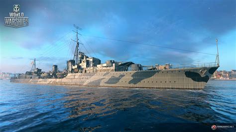 World of Warships 0.7.0 Supertest: HMS Cossack Details