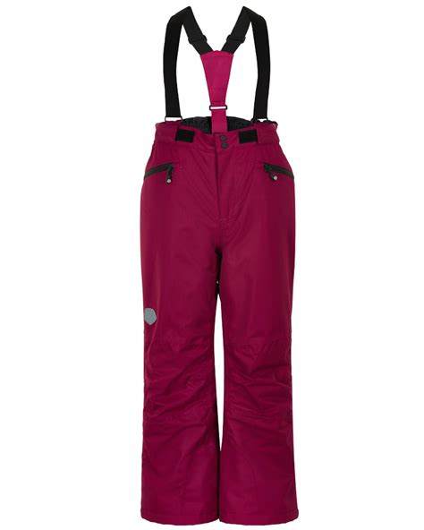 COLOR KIDS Girls' Ski Pants in Burgundy - Color Kids Snowsuits - Color ...