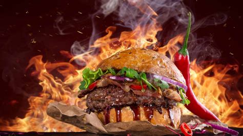 Hamburger Spicy UHD 4K Wallpaper | Pixelz