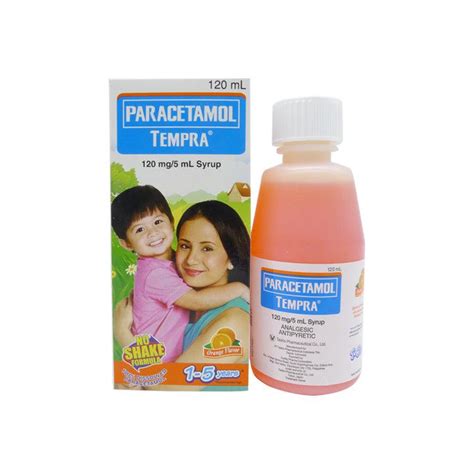 Buy Tempra 1 - 5 years old Orange Flavor 120 mg / 5 ml 120 ml Syrup ...