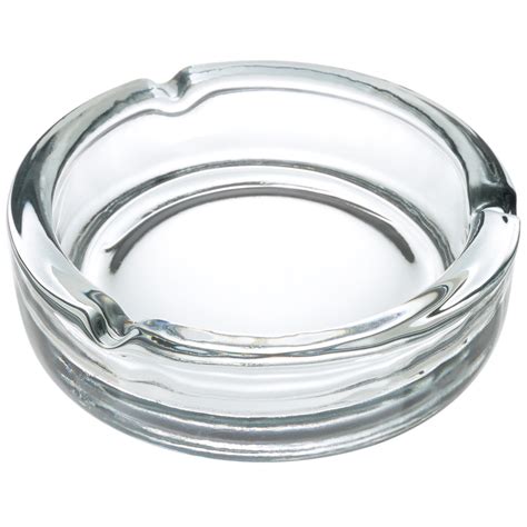 Anchor Hocking 44912 5 3/4" Round Glass Ashtray - 6/Case