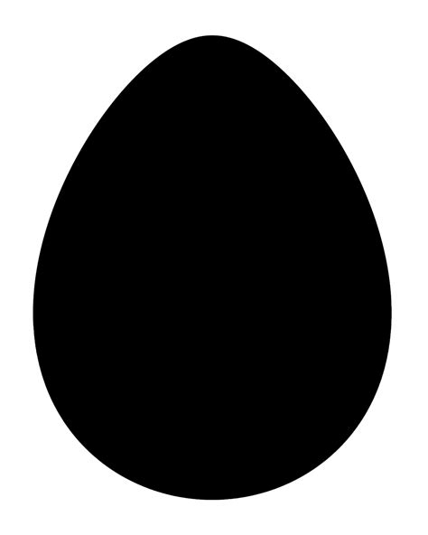 Egg Silhouette at GetDrawings | Free download