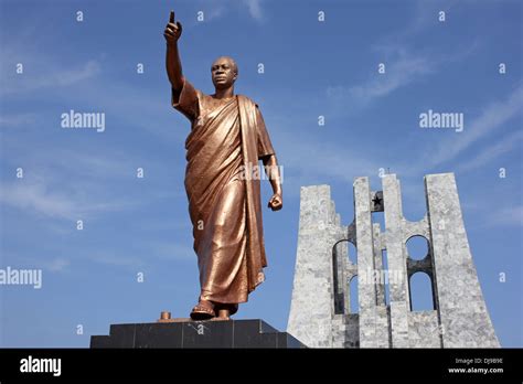 Statue Of Kwame Nkrumah, Memorial Park, Accra, Ghana Stock Photo - Alamy