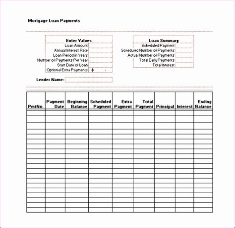 6 Loan Repayment Schedule Excel Template - Excel Templates