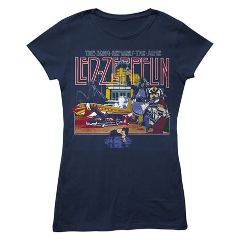 Led Zeppelin - The Song Remains The Same Girlie T-Shirt — Camden Shop