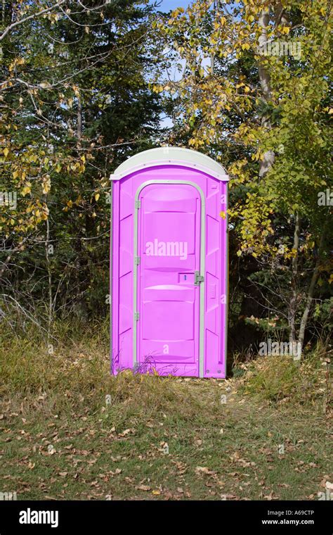 Portable outhouse in field Stock Photo, Royalty Free Image: 11504037 ...