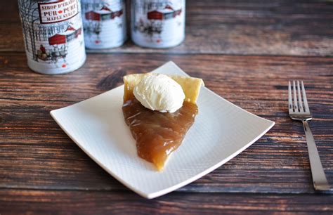 [Homemade] Quebec maple syrup pie : food